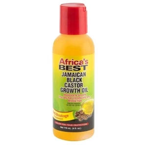 3 Pack Africa's Best Organic Jamaican Black Castor Growth Oil 4oz each 07/2026 - Picture 1 of 1