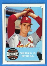 2018 Topps Heritage Baseball Flashbacks #BF-SC Steve Carlton St. Louis Cardinals