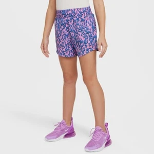 Nike One - Girls - Blue/Pink Shorts - NWT - Size Large - Picture 1 of 11