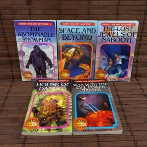 Choose Your Own Adventure Lot of 5 Books CYOA 1 3 4 6 12 R A Montgomery - Picture 1 of 12