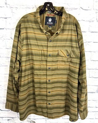 Duluth Alaskan Hardgear 男式 3XL 无盖衬衫野猪巢法兰绒 — 第 1/4 张图片