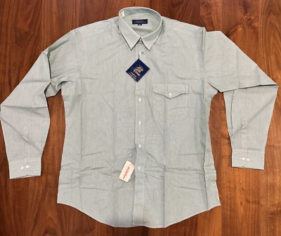 Saks Fifth Avenue Passport Collection Men’s Shirt 16 1/2 34 35 Striped - Image 1 of 4