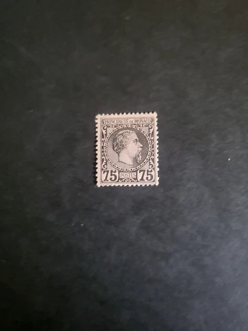 Stamps Monaco Scott #8 hinged Cover