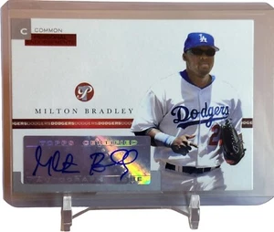 2005 Topps Pristine Personal Endorsements Milton Bradley Autogrammkarte PEC-MB #/497 - Bild 1 von 5