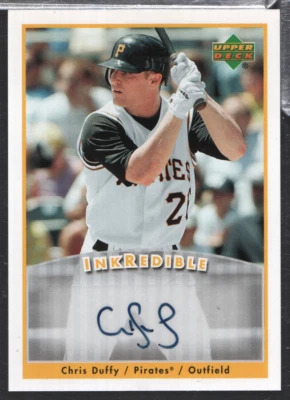 Chris Duffy Pirates 2006 UDC Inkredible Auto I-CD 101023NPCD197 - Image 1 of 2