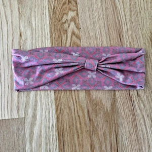 Pistil designs running bandeau workout headband fashion pink floral knit - Picture 1 of 4