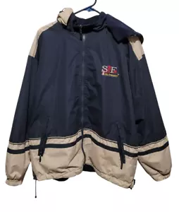 San Francisco City Wear Men's M Jacket REVERSABLE Fleece Zip Up Coat EMBROIDERED - Picture 1 of 5