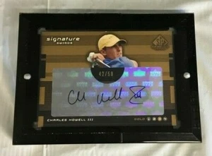 Juego SP 2003 usado Charles Howell 3 serie Gold Firma automático #/50 - Imagen 1 de 2