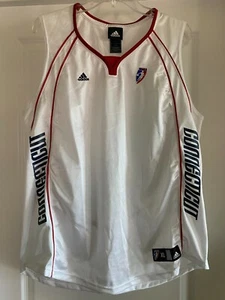 NEW adidas WNBA CONNECTICUT SUN WOMENS XL BASKETBALL JERSEY WHITE RED BLUE - Picture 1 of 9