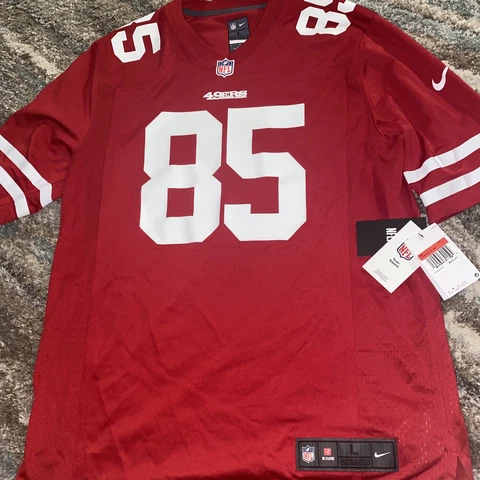 NEW George Kittle San Francisco 49ers Nike Vapor  Jersey On Field   Large $130 Cover