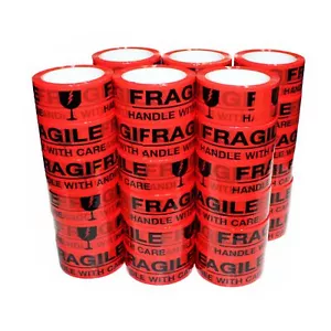 36 cintas de embalaje frágiles HD cintas de sellado adhesivas 48 mm 75M - Imagen 1 de 8