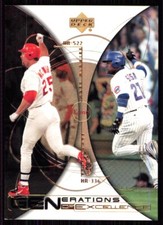 2000 Upper Deck Hitter's Club Generations of Excellence Mark McGwire/Sammy Sosa