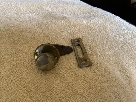 Antique Brass door latch Cover