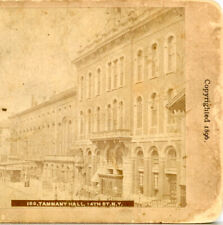 NEW YORK CITY, Tammany Hall, 14th St.--Alfred S. Campbell Stereoview A26