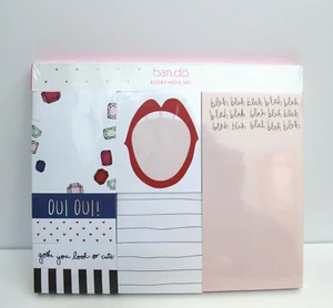 ban.do Haftnotiz-Set "blah blah" verschiedene Designs versiegelt - Bild 1 von 2