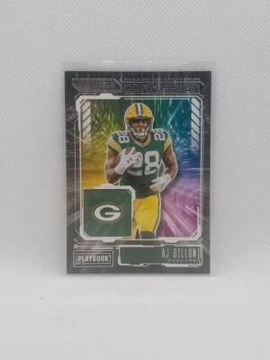 2021 Panini Playbook AJ Dillon Zoning Commission Insert #ZC-AJD - Image 1 of 2