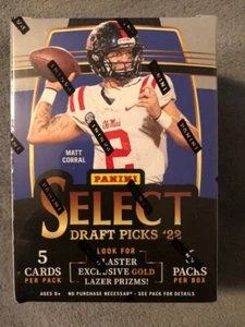 2022 Panini Select Football Draft Picks Blaster Box Factory Sealed - Picture 1 of 2