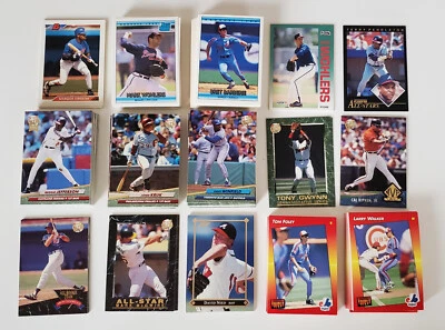 1992 BASEBALL Bowman Donruss Fleer Ultra Leaf Triple Play - Personal Collection - Image 1 of 3