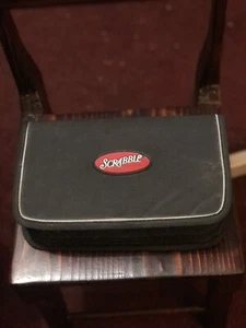 Scrabble Crossword Game Travel Folio Edition Zipped Case 2001 Complete Hasbro - Picture 1 of 10