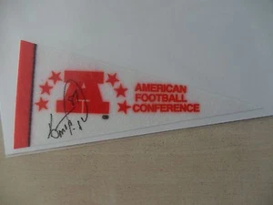 Keenan McCardell handsignierter 9" AFC Filz Wimpel - Bild 1 von 2