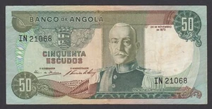Note 50 escudos 1972, Marechal Carmona Angola - Picture 1 of 2