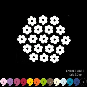 100 Découpes en papier _ FLEURS 1.6cm _ Die cut scrapbooking carterie embellisse - Imagen 1 de 17