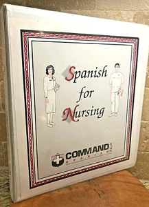 SPANISH FOR NURSING: SELF-INSTRUCTIONAL TRAINING MANUAL w/ CDs, Command Spanish - Picture 1 of 11