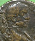 Roman Provincial ae27 Bronze Coin Severus Alexander Elaeussa Sebaste Asclepius