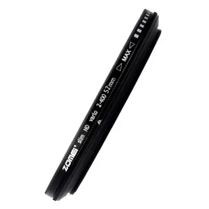 ZOMEI 52mm Slim ND2-ND400 Fader ND Filter Variable Neutral Density Filter - Picture 1 of 8