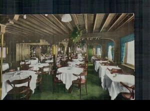 Ship Cafe, Venezia, CA, il più unico al mondo, cartolina antica C1 - Foto 1 di 2