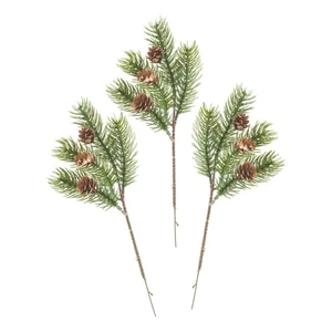 DPI Abeto Noble Pick Tessy con Cono, 3 Piezas, L 28 cm, Abeto Artificial para Decoración - Imagen 1 de 1