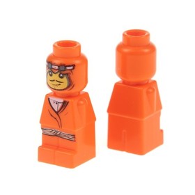 2x Lego Micro Figure Orient Bazaar Dealer Orange Toy Figure 3849 3861 85863pb033