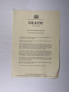 Death Press Release Original Deryck Healey 15th December 1994 - Foto 1 di 12