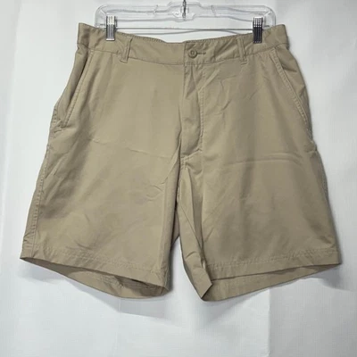 Columbia Mens 36W Beige Casual Active Outdoor Golf Shorts Elastic Waist - Image 1 of 4