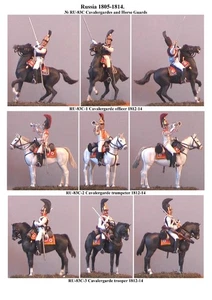 VID soldiers - Ru-83C. Cavalergardes and Horse Guard, Russia - 60 mm metal kits - Picture 1 of 58