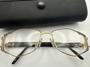 Cazal Eyeglasses Model 134 Col. 990 Gold Brown 54-16-130 Frames Only Display Set - Picture 1 of 16