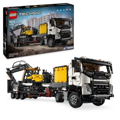 LEGO Technic Autocarro Volvo FMX ed Escavatore Elettrico EC230, Camion Giocattol - Imagen 1 de 4