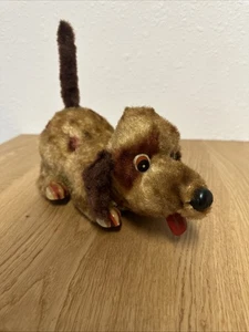 JUGUETE DE HOJALATA VINTAGE AÑOS 60 BATERÍA OP "SNIFFY DOG" Hecho en Japón. ¡FUNCIONA! - Imagen 1 de 8