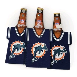 Miami Dolphins NFL Koozie Bottle Covers Lot Of 3  - Picture 1 of 4