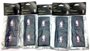 Menge 5 Nike Basketball NBA ELITE Armbänder Schweißband Dri-Fit Technologie Navy - Bild 1 von 7