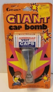 Vintage Chemtoy Giant Cap Bomb no. 510 American West Caps Factory Sealed 1980 - Picture 1 of 7