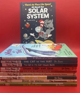 Lot Of 9 Large 9.5” Hardcover Dr. Seuss Books New To Like New - Imagen 1 de 5