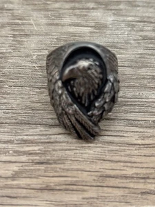 Herren Adler Ring mit Aufschrift Go USA '86, Größe 12 - Bild 1 von 5