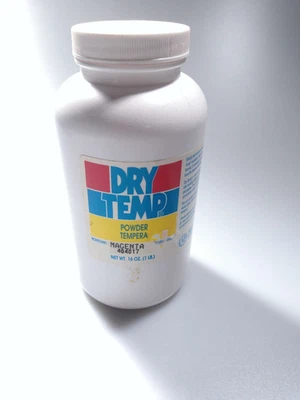 Polvo de temperatura seca Tempera magenta acuarela no tóxico Palmer Foto 1 de 4