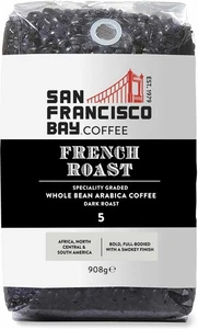 San Francisco Bay Coffee - Dark Roast Ganze Bohne Kaffee - French Roast (2 Pfund... - Bild 1 von 2