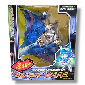 Kenner Transformers Beast Wars 1998 transmetales carga de profundidad completa con caja - Imagen 1 de 16
