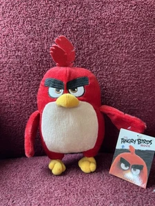 Angry Birds seltener roter Vogel von ROVIO Stofftier Stofftier Plüschtier Neu mit Etikett - Bild 1 von 5
