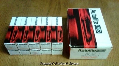 Bujías Autolite-Ford AF-32 como nuevas. Motores Boss 429 y Boss 302. Bonita caja de 10 Foto 1 de 3