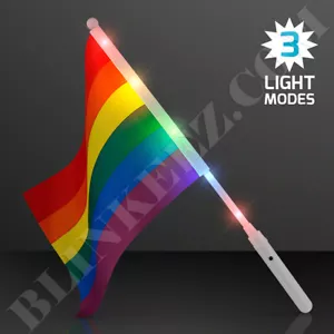 Bacchette bandiera lampeggianti arcobaleno Gay Pride LGBT - Bandiere GAY PRIDE! - Foto 1 di 2