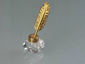 Cristallo Swarovski Penna e Calamaio Crystal Memories 189195 Inchiostro Inkwell - Picture 1 of 2